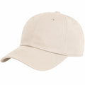 Beigefarbenes Unisex Baseballcap Verstellbar