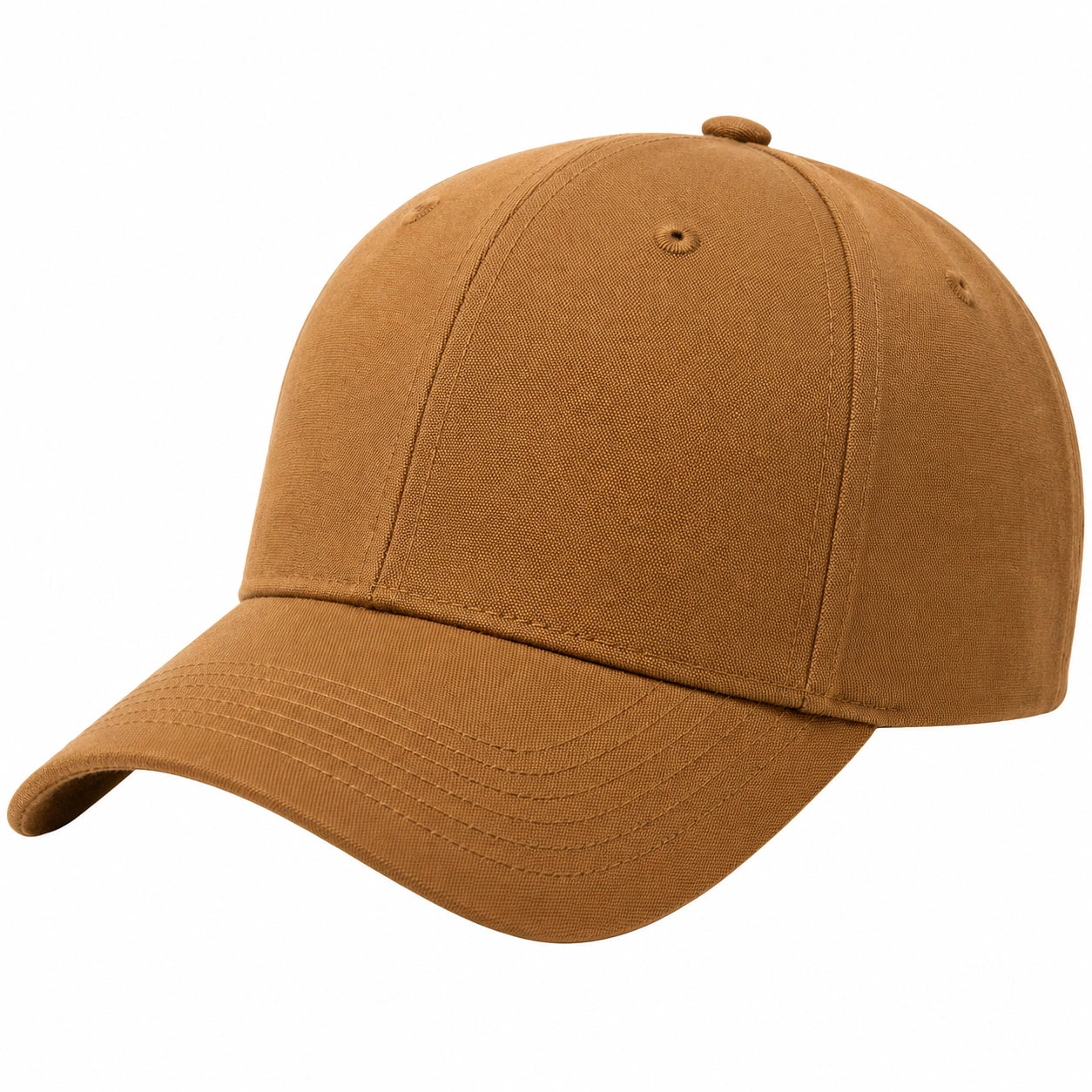 Unisex Basecap Verstellbar Braun