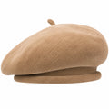 Damen Baskenmütze Beige