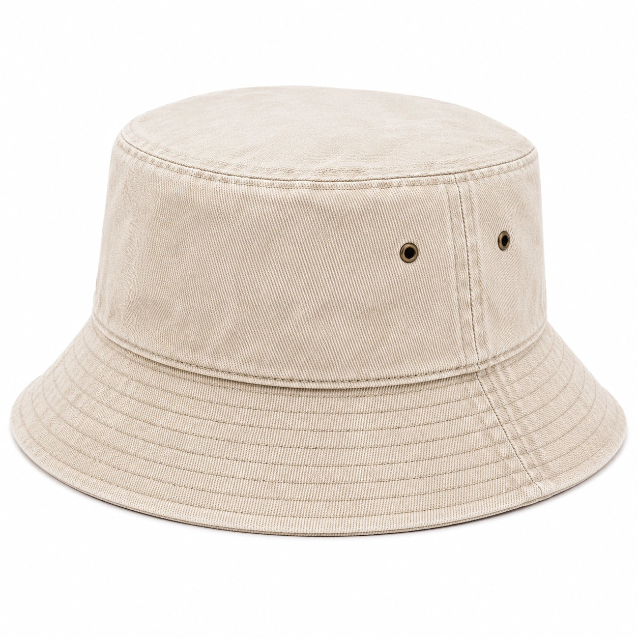 Beiger Unisex Fischerhut, Einheitsgröße