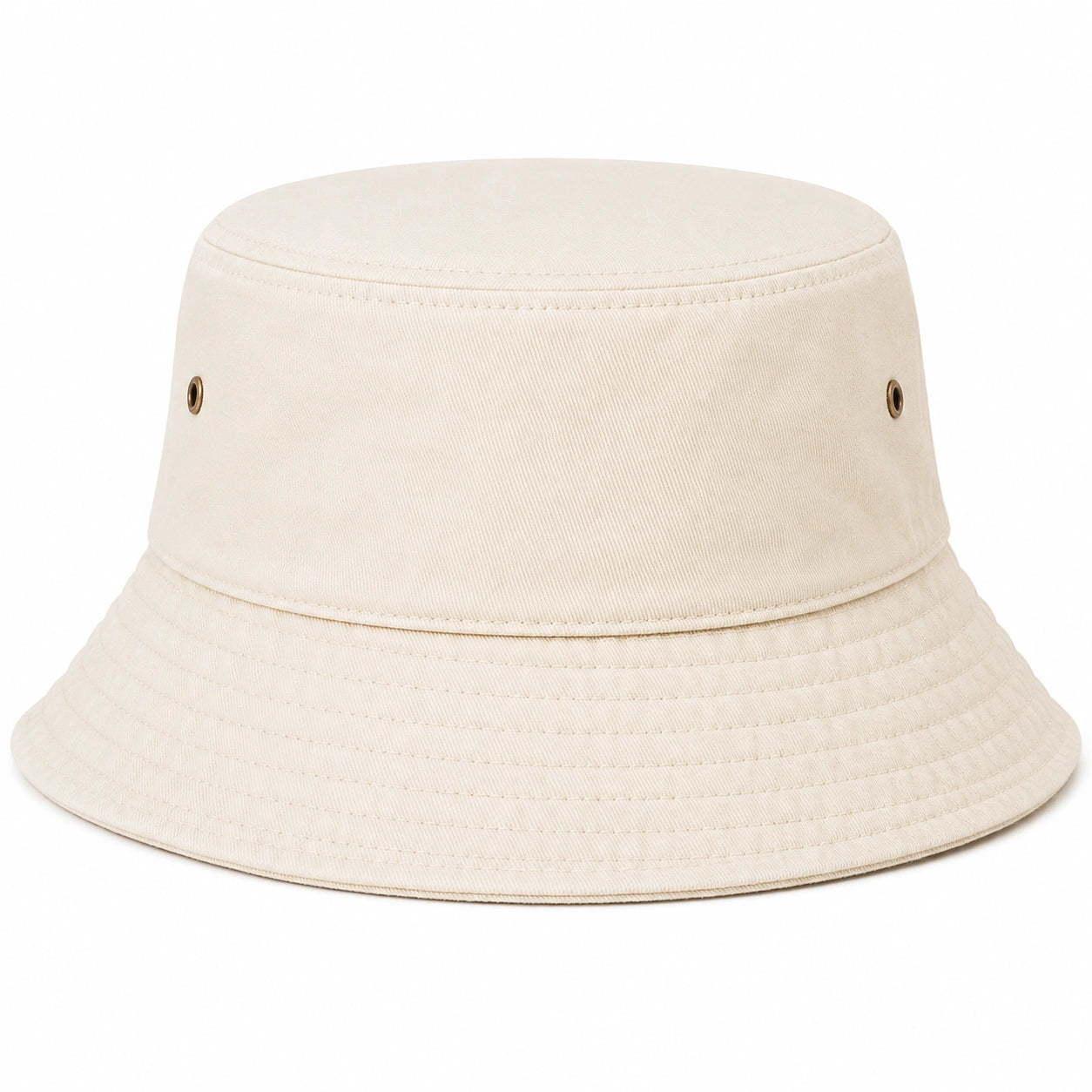 Unisex Beiger Einfacher Fischerhut