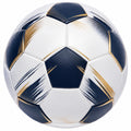 Fußball mit Blau/Weiß/Gold Design und Genähter Struktur