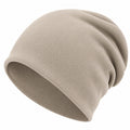 Unisex Slouch Beanie Mütze Beige